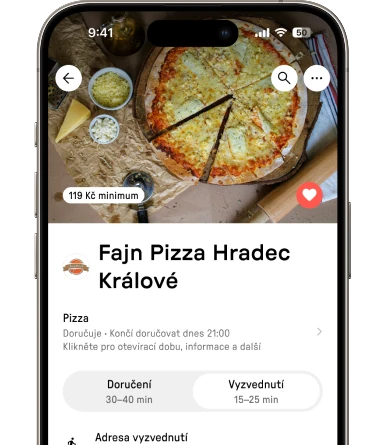 Náhled do mobilní aplikace Reservo Eats